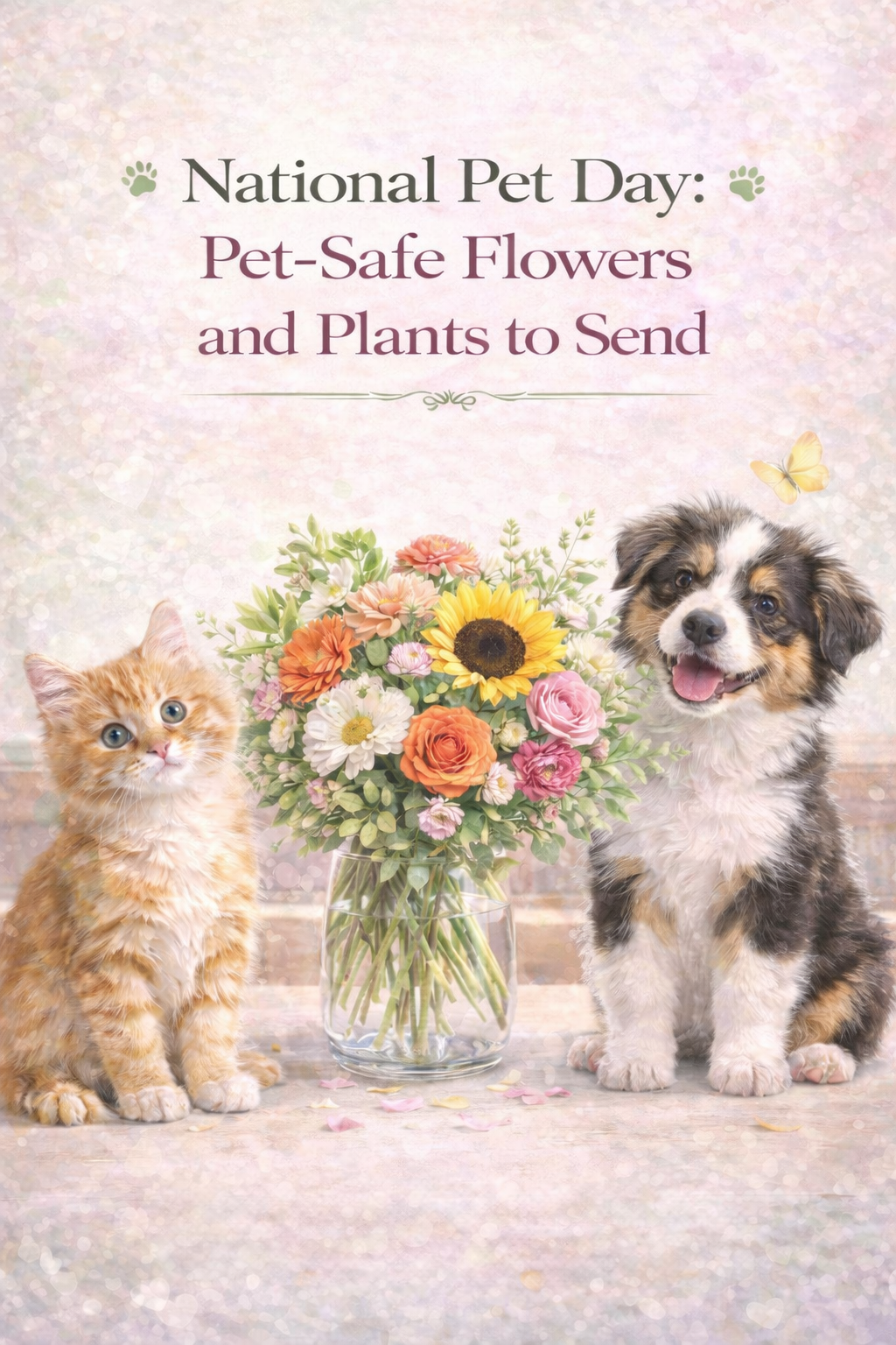 National Pet Day: Pet-Safe Flowers and Plants to Send