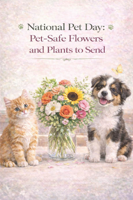 National Pet Day: Pet-Safe Flowers and Plants to Send