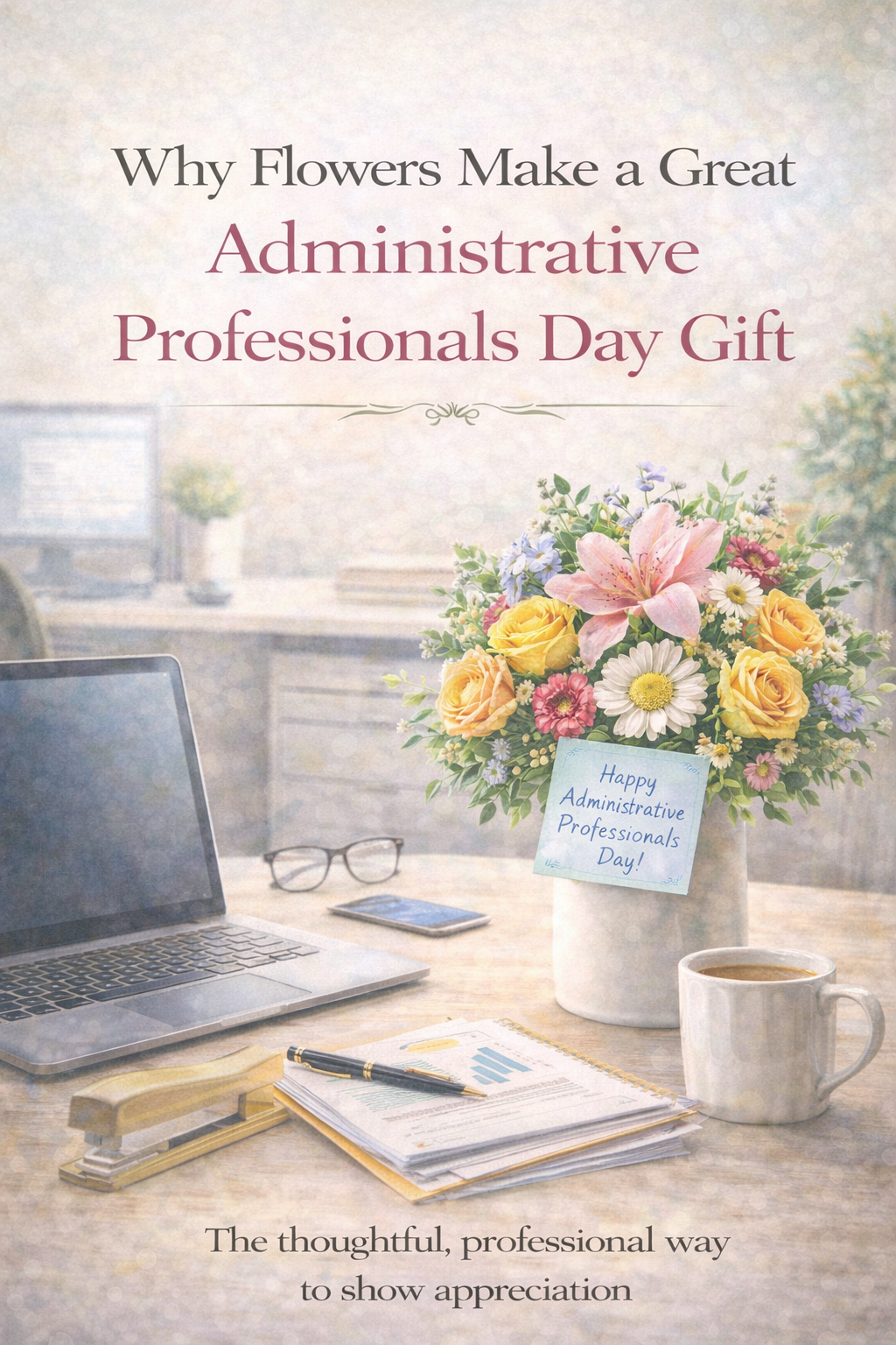 Why Flowers Make a Great Administrative Professionals Day Gift