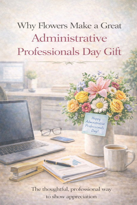 Why Flowers Make a Great Administrative Professionals Day Gift