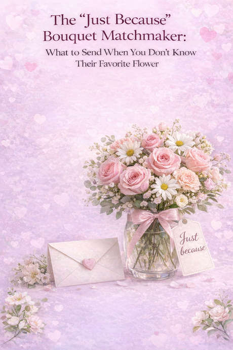 The ‘Just Because’ Bouquet Matchmaker: What to Send When You Don’t Know Their Favorite Flower
