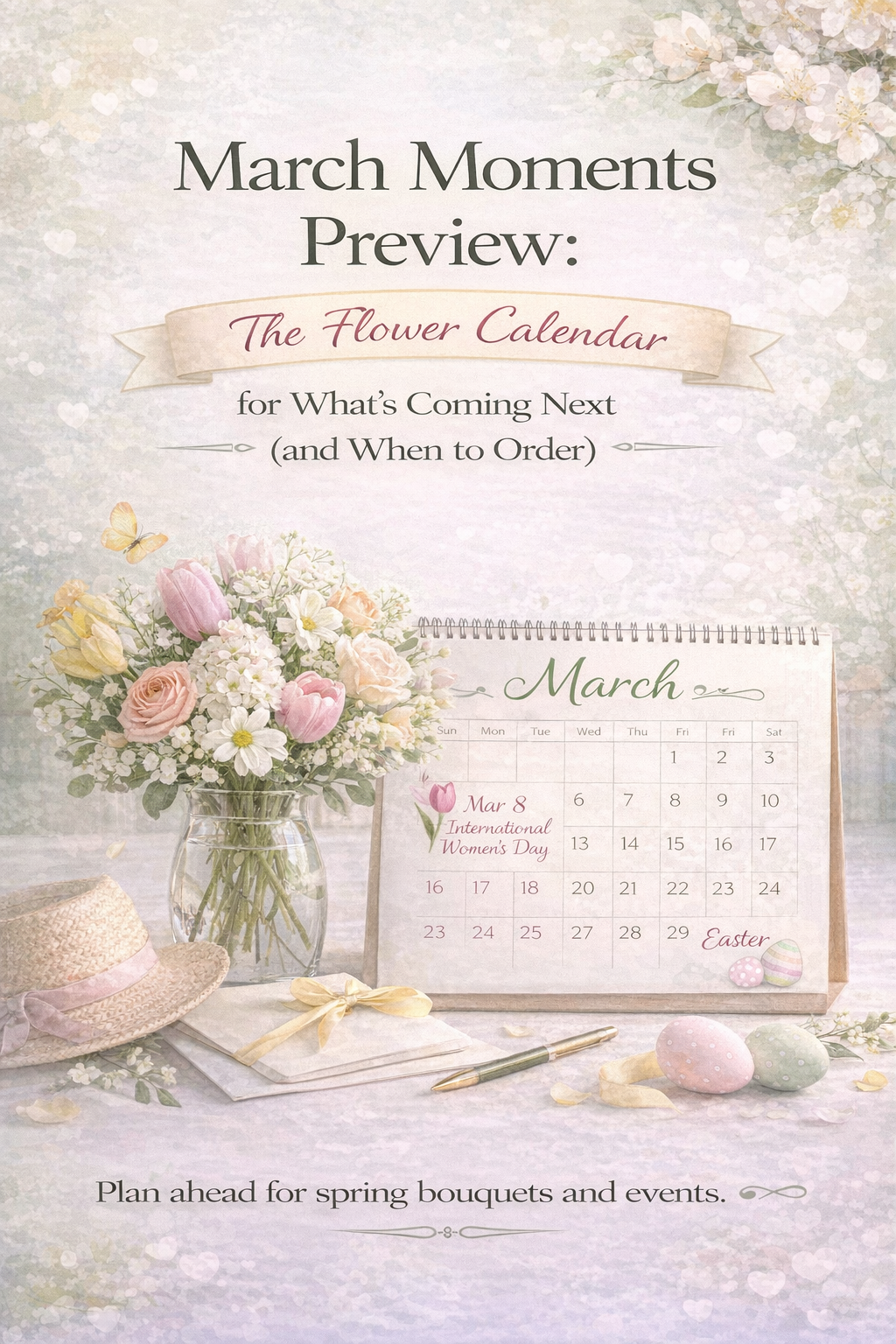 March Moments Preview: The Flower Calendar for What’s Coming Next (and When to Order)