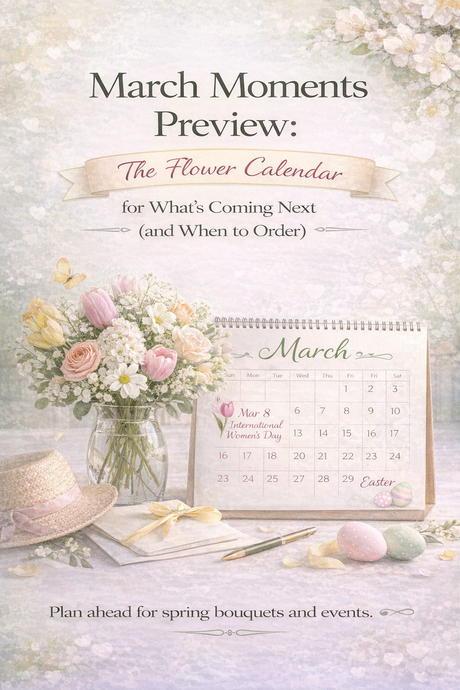 March Moments Preview: The Flower Calendar for What’s Coming Next (and When to Order)