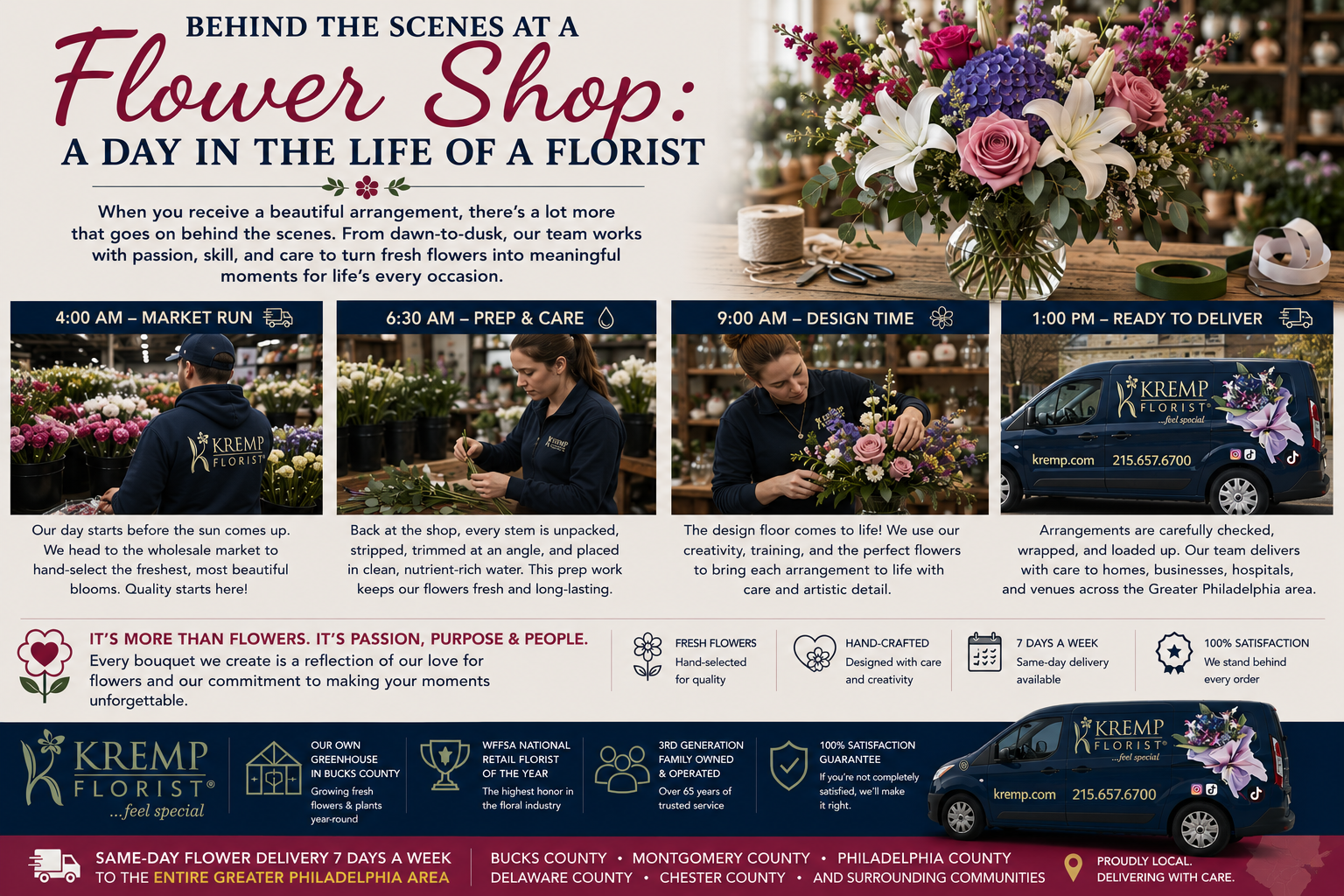 Behind the Scenes at a Flower Shop: A Day in the Life of a Florist