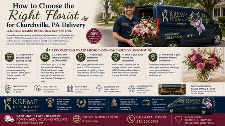 Best Flower Delivery in Churchville, PA | Kremp Florist