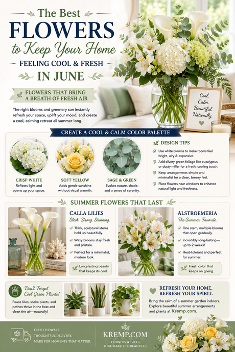 The Best Flowers to Keep Your Home Feeling Cool and Fresh in June
