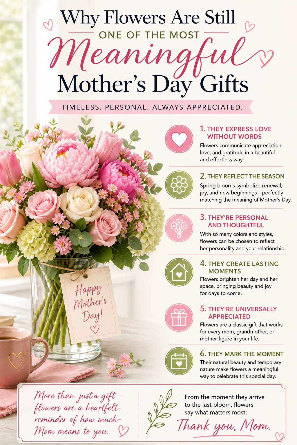 Why Flowers Are Still One of the Most Meaningful Mother’s Day Gifts