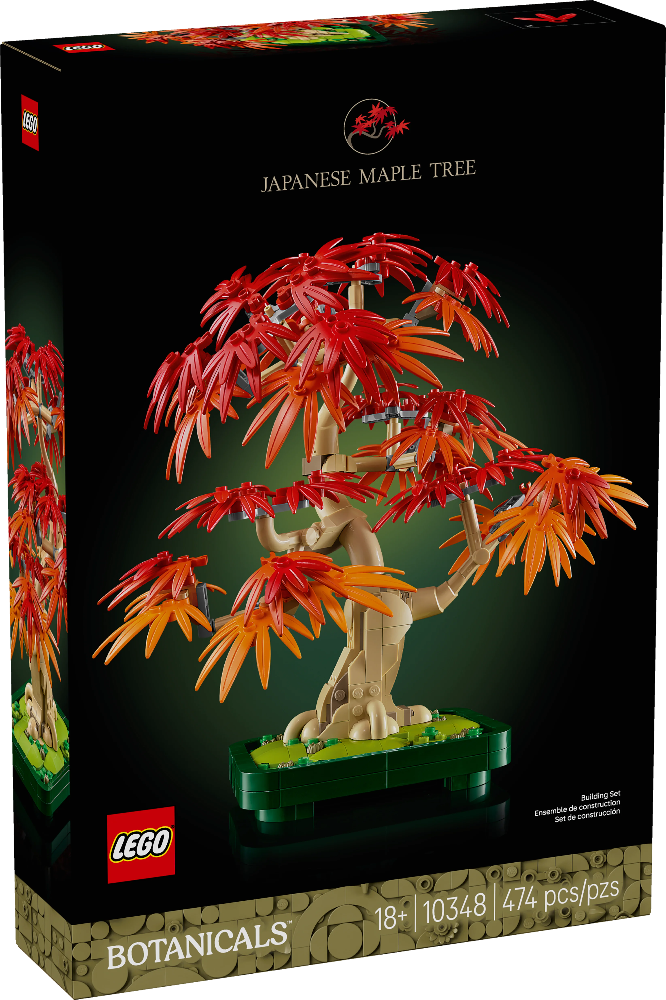 Lego Japanese Red Maple Bonsai Box