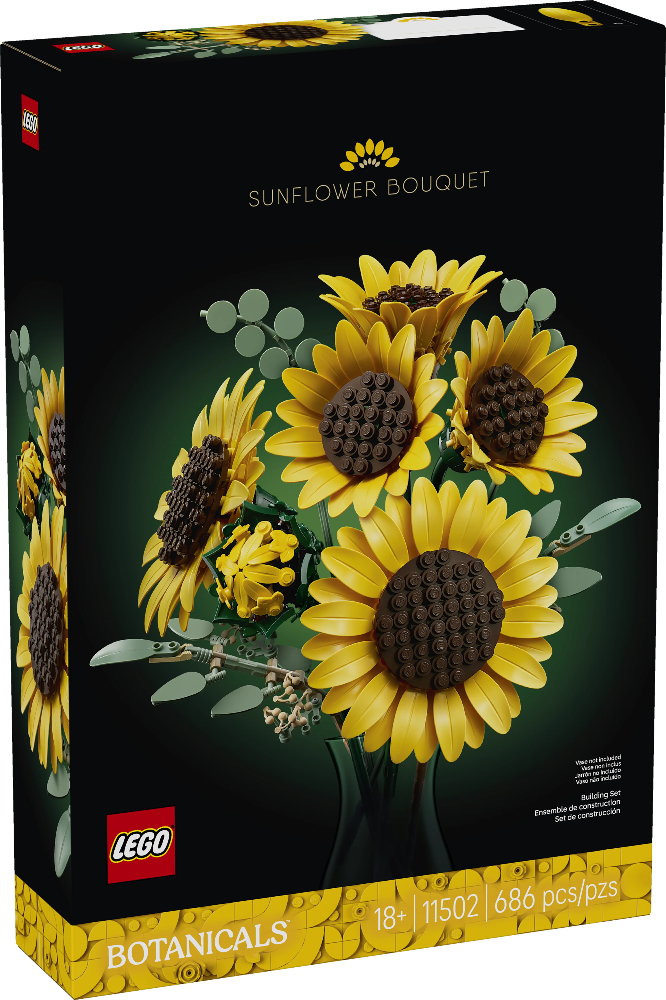 Lego Sunflower Bouquet in Box