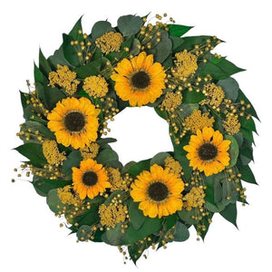 Dried Flower Door Wreaths