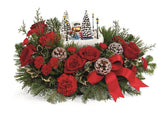 2024 Teleflora Thomas Kinkade Oh What Fun Christmas Bouquet Deluxe