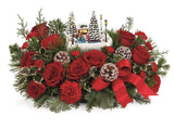 2024 Teleflora Thomas Kinkade Oh What Fun Christmas Bouquet Premium