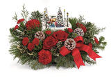 2024 Teleflora Thomas Kinkade Oh What Fun Christmas Bouquet Standard