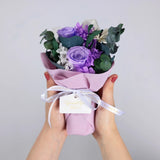 Handheld preserved flower bouquet for Mom