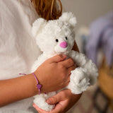 June teddy bear with bracelet