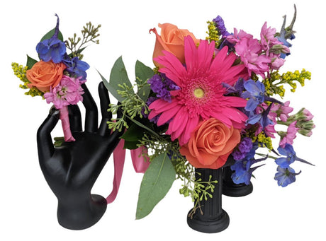 Bright Flower Prom Flower Package - Standard