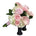 Calla Lily and Rose Clutch - Pink