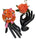 Boutonniere and corsage combo package - Orange