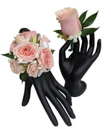 Boutonniere and corsage combo package - Pink