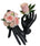 Boutonniere and corsage combo package - Pink