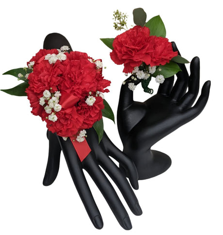 Enticing Prom Flower Package - Red