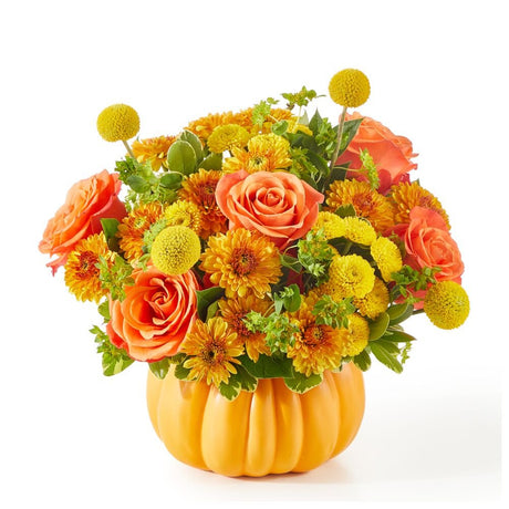 FTD Gourdgeous Pumpkin Bouquet - Deluxe