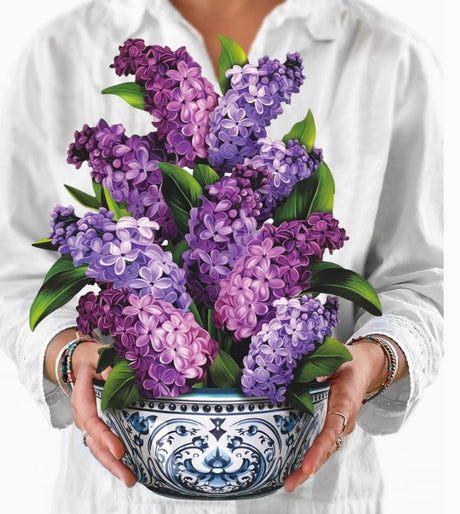 Garden Lilac 3D Pop-up card