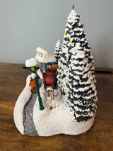 Right side of 2026 Thomas Kinkade Teleflora Christmas Collectible