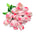 Pink silk tulip bouquet