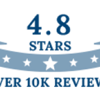 4.8 stars over 10k reviews