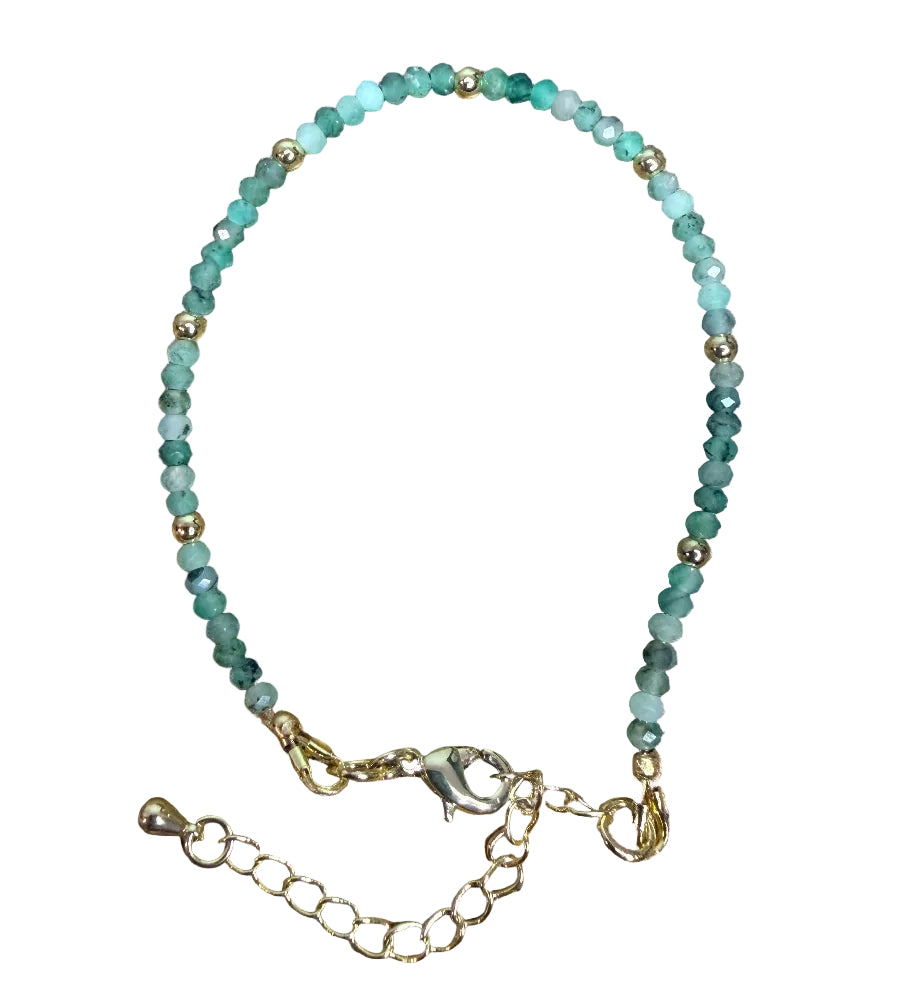 May Birthstone Bracelet - Emerald