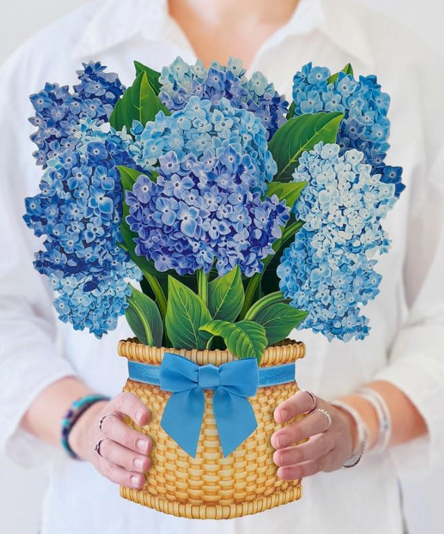 Nantucket Hydrangeas 3D Pop-Up Card