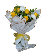 Happy Day Wrapped Bouquet in Korean Wrap