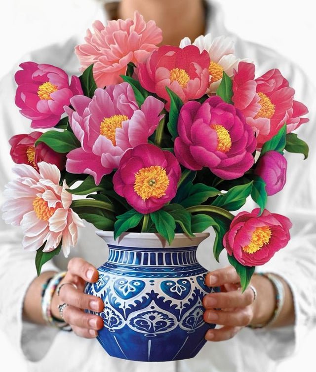 Peony Paradise 3D Pop-up Card