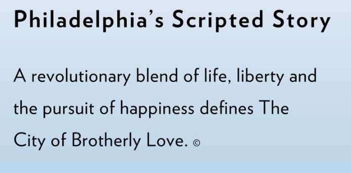 Philadelphia Skyline Candle Label