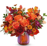 Teleflora Amber Glow Bouquet - Deluxe