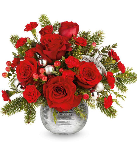 Teleflora Silver Sparkle Bouquet - Deluxe