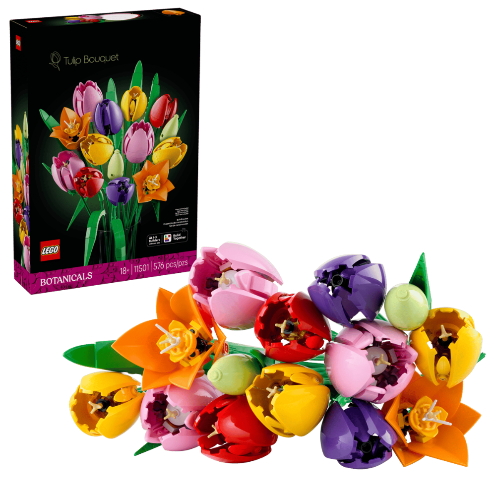 Lego Tulip Bouquet with Box