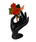 Double Rose Boutonniere - Orange