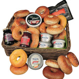 Breakfast basket of assorted bagels and spreads Small