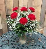 Custom Count Carnation Vase