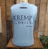 Kremp Florist Long Sleeved Blue Shirt Back