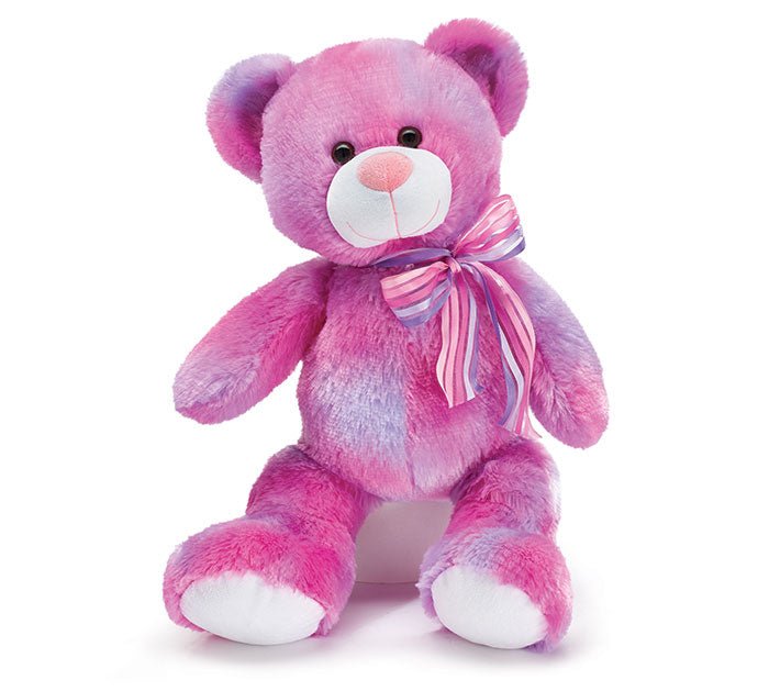 Tie-dye teddy bear